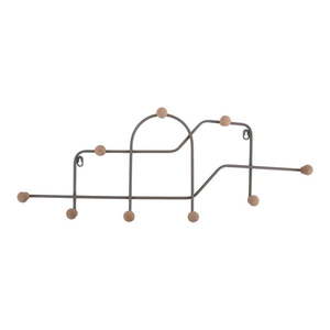 Sivý kovový nástenný vešiak 71 cm Maze – PT LIVING vyobraziť