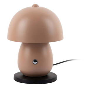 Svetlohnedá LED stolová lampa s kovovým tienidlom (výška 18 cm) Mono LED – Leitmotiv vyobraziť