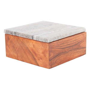 Hnedý dekoratívny drevený úložný box Acacia – PT LIVING vyobraziť