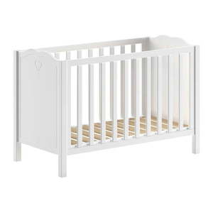 Biela postieľka z borovicového dreva 60x120 cm Amori – Vipack vyobraziť