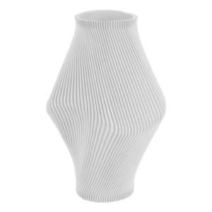 Biela váza z polyresínu (výška 30 cm) Twisted Rib – PT LIVING vyobraziť