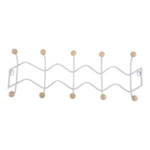 Biely kovový nástenný vešiak 61 cm Zig Zag – PT LIVING vyobraziť