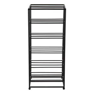 Čierny kovový regál na víno počet fliaš 10 25x57x22, 5 cm Dual Floor – PT LIVING vyobraziť