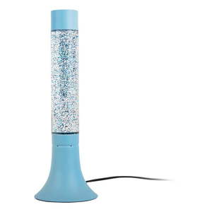 Modrá stolová lampa so skleneným tienidlom (výška 37, 5 cm) Astro Glittler – Leitmotiv vyobraziť