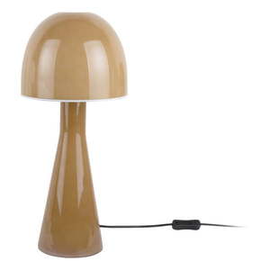 Okrovožltá stolová lampa so skleneným tienidlom (výška 45 cm) Bombin – Leitmotiv vyobraziť