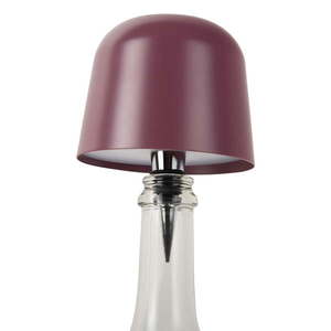 LED stolová lampa ružovofialová na fľašu s kovovým tienidlom (výška 13 cm) Cone Hat LED – Leitmotiv vyobraziť