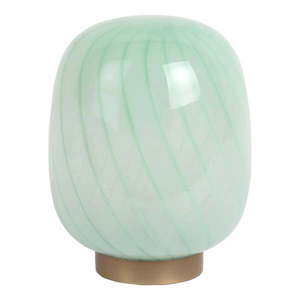 Svetlozelená stolová lampa so skleneným tienidlom (výška 20 cm) Summer Globe – Leitmotiv vyobraziť