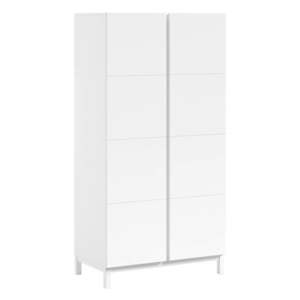 Biela detská šatníková skriňa 99x196x58 cm Eva – Vipack vyobraziť