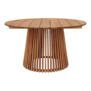 Okrúhly záhradný jedálenský stôl z tíkového dreva ø 120 cm Lorca – House Nordic vyobraziť