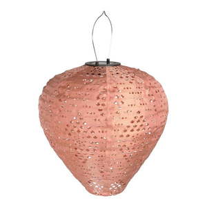 Ružový vonkajší solárny LED lampáš (výška 30 cm) Greatham – House Nordic vyobraziť