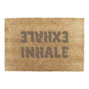 Rohožka z kokosového vlákna 60x90 cm Inhale Exhale – Artsy Doormats vyobraziť