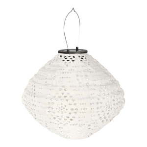 Biely vonkajší solárny LED lampáš (výška 22 cm) Harwood – House Nordic vyobraziť