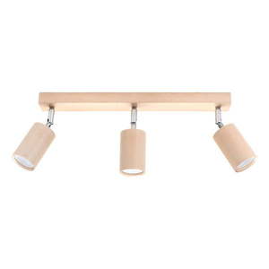 Drevené stropné svietidlo Nice Lamps Ludwik, dĺžka 45 cm vyobraziť