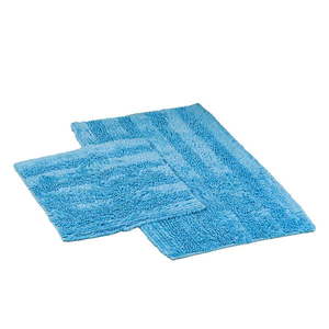Modré kúpeľňové predložky v súprave 2 ks 60x100 cm Luxury Softy – Foutastic vyobraziť