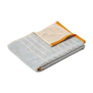 Modro-oranžový bavlnený uterák Hübsch Dora, 50 x 100 cm vyobraziť