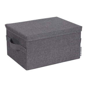 Sivý látkový úložný box s vekom 35x19x26 cm Soft Storage – Bigso Box of Sweden vyobraziť