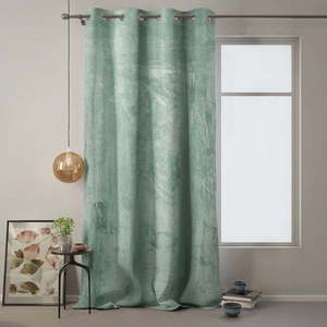 Mintovozelený záves AmeliaHome Velvet, 140 x 270 cm vyobraziť