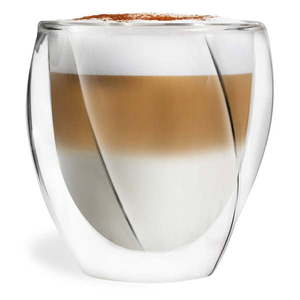 Dvojstenné hrnčeky na cappuccino v súprave 2 ks 250 ml Cristallo – Vialli Design vyobraziť