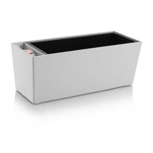 Samozavlažovací kvetináč z recyklovaného plastu 49, 5 cm Supreme Stone – Flower Lover vyobraziť