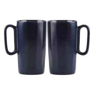 Modré hrnčeky z kameniny v súprave 2 ks 330 ml Fuori – Vialli Design vyobraziť