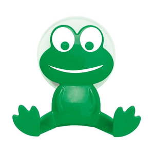 Zelený nástenný háčik Wenko Frog vyobraziť