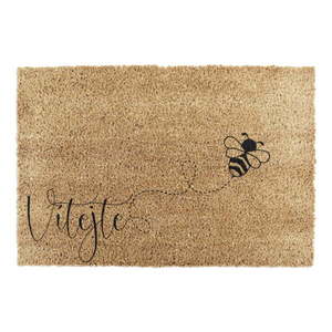 Rohožka z kokosového vlákna 40x60 cm Včela – Artsy Doormats vyobraziť