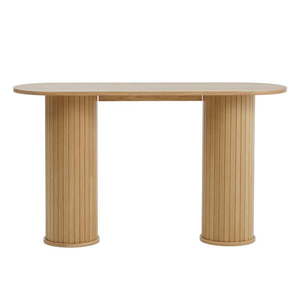 Konzolový stolík v prírodnej farbe 40x130 cm Nola – Unique Furniture vyobraziť