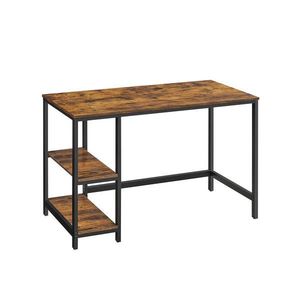 Boxxx PÍSACÍ STÔL, hnedá, čierna, 120/60/75 cm vyobraziť