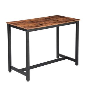 Boxxx BAROVÝ STÔL, hnedá, čierna, 120/60/90 cm vyobraziť