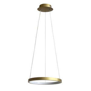 LED závesné svietidlo v zlatej farbe ø 29 cm Lune - Candellux Lighting vyobraziť