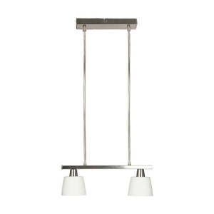 Biele stropné svietidlo so skleneným tienidlom 40x11 cm Hybryda - Candellux Lighting vyobraziť