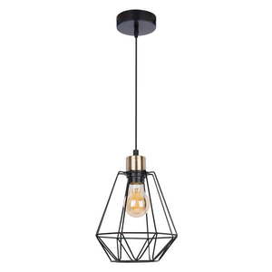 Čierne kovové závesné svietidlo ø 19 cm Primo - Candellux Lighting vyobraziť