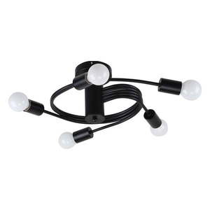Čierne kovové stropné svietidlo Filetta - Candellux Lighting vyobraziť