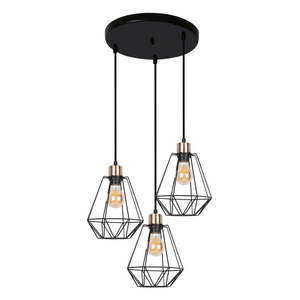 Čierne kovové závesné svietidlo Primo - Candellux Lighting vyobraziť