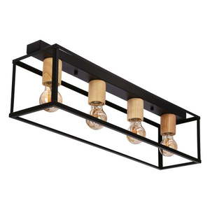 Čierne stropné svietidlo 17x70 cm Retro - Candellux Lighting vyobraziť