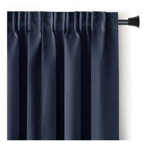 Tmavomodrý zatemňovací termo záves 140x270 cm Pleat – Restilo vyobraziť