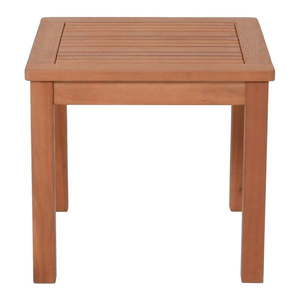 Záhradný odkladací stolík z eukalyptového dreva 44x44 cm Tucson – Garden Pleasure vyobraziť