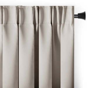Béžový zatemňovací termo záves 140x270 cm Pleat – Restilo vyobraziť