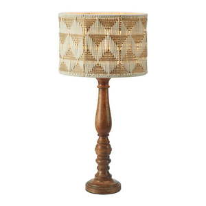 Stolová lampa s tienidlom z textilu a juty v hnedo-prírodnej farbe (výška 62, 5 cm) Ano – Markslöjd vyobraziť