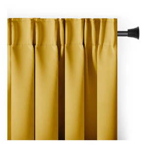 Žltý zatemňovací termo záves 140x245 cm Pleat – Restilo vyobraziť