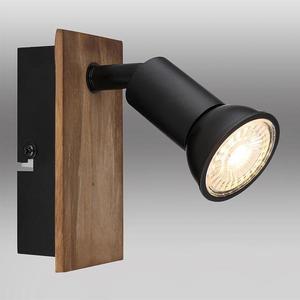 Nástenná lampa 57998-1W drevo K vyobraziť