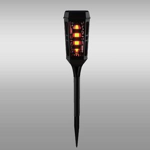 Solárna lampa 46810 Flame čierna vyobraziť