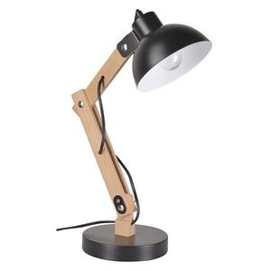 Stolová lampa UNLE 66391 čierna/drevo LB1 vyobraziť