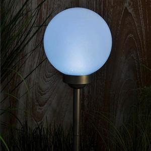 Solárna lampa 4 LED BY-131580 guľa biela 20 vyobraziť