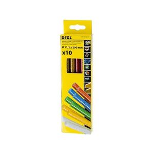 Drel Lepiace tyčinky 10 ks mix farieb 11, 2x200 mm, CON-GKS-61 vyobraziť