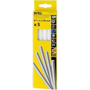 Lepiace tyčinky 5 ks, 11, 2x200 mm, biele CON-GKS-71203 vyobraziť
