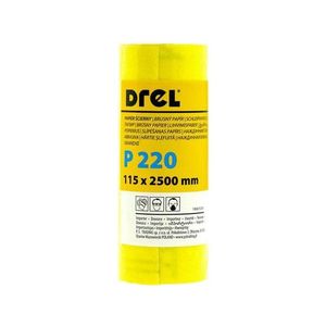 DREL Brúsny papier na kotúči 115mm x 2, 5m P220 CON-MRY-1122 vyobraziť