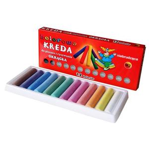 Farebné kriedy okrúhle 12 ks CON-KZ-MK12 vyobraziť