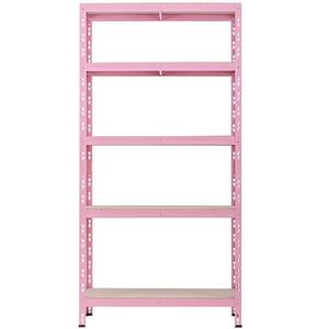 Kovový regál RNDU30-5 ružový 180x90x30cm - 5 políc/175kg vyobraziť