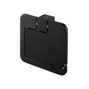 FUTURA BLACK Držiak na toaletný papier s krytom čierny 02961 vyobraziť